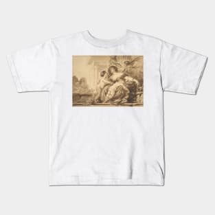 An Allegory of Charity by Jean-Jacques Lagrenee Kids T-Shirt